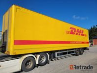 Skåptrailer 2-axlad med dörrar bak