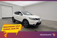 Nissan Qashqai 1.6 dCi Tekna Pano 360° GPS Keyless Halvskinn