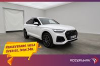 Audi Q5 Sportback 40 TDI 204hk Q S-Line Värmare Drag