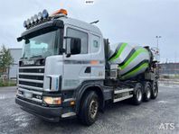 Scania R124 tridem med LAXO - Snabblås / Betongbil