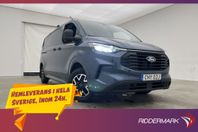 Ford Transit Custom 170hk AWD Värm Drag 2xDörr CARPLAY Moms