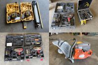 Laser 2 st, Najmaskiner 4 st, Motorkap & Armeringsklipp