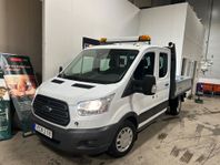 Ford transit 310 Chassi Dubbelhytt 2.2/1-Ägare/Moms/6-Sitis