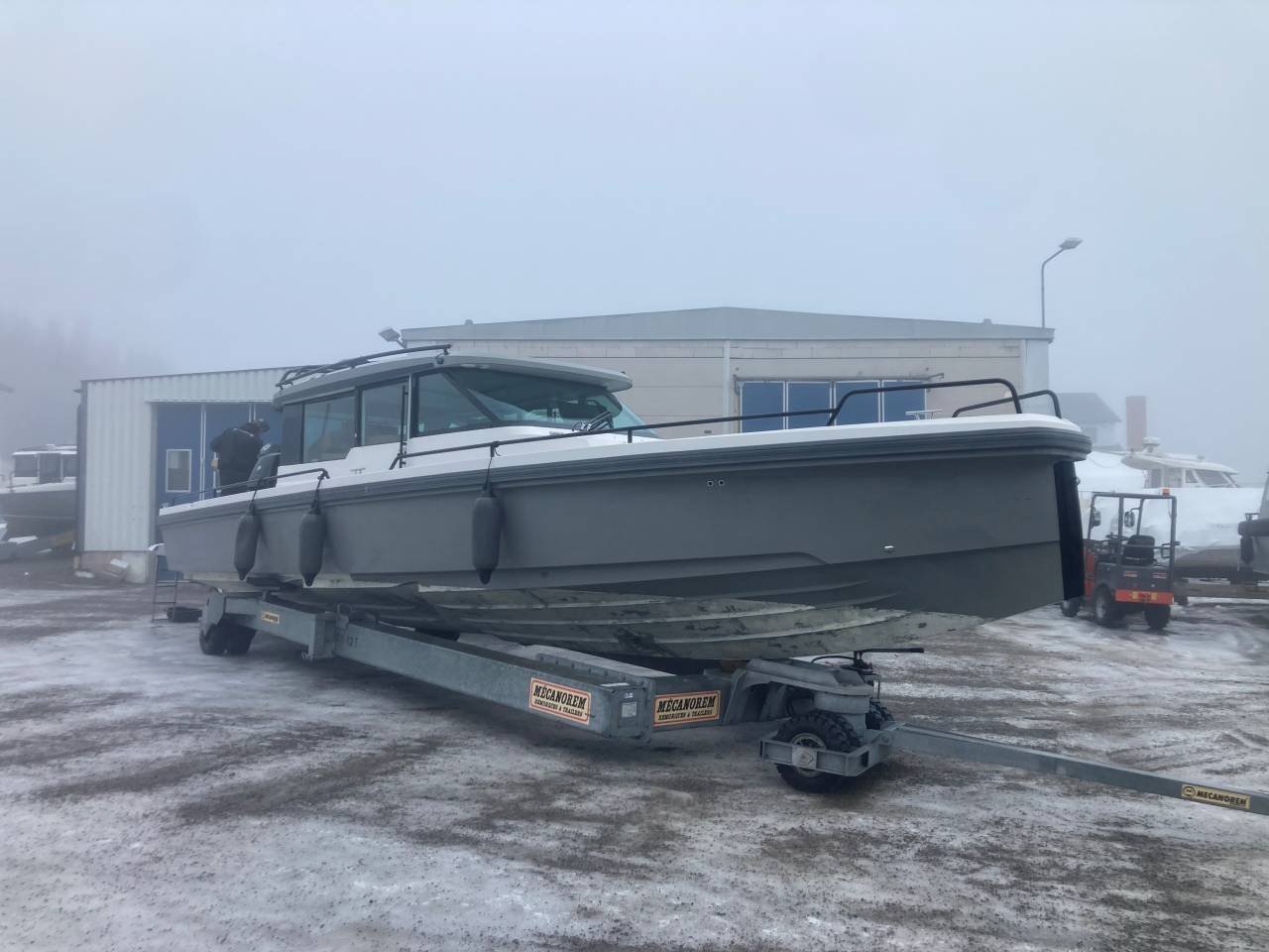 Hydraulisk båtvagn 12 ton - l...