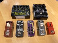 Begagnade effektpedaler för gitarr
