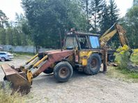 Traktorgrävare JCB 3C/3D med redskap