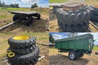 Vagn, Dubbelmontage, Radodlingshjul & Spannmålskärra