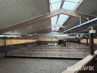 Påfösargrind DeLaval inklusive räls