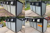 Sopsorteringsskåp RMP 4 st & Betongkärlskåp 3 st