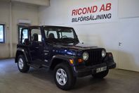 Jeep Wrangler 2.5 4WD MANUELL SKINN DRAG LÅGMIL FÅ ÄGARE