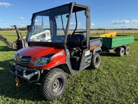 UTV Kioti MEC2210 med tippvagn & plog