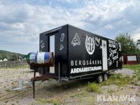 Matvagn/ Food truck Arbetsvagnar med köksutru