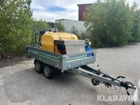 Hetvattentvätt med släpkärra K-vagnen K-heat