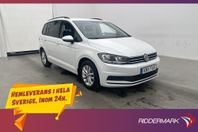 Volkswagen Touran TSI 150hk 7-Sits Kamera CarPlay Dragkrok