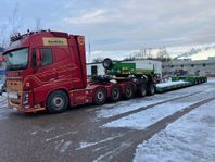 Volvo FH16 750 Tungdragare med dolly och Trailer