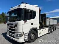 Kranväxlare Scania G450 8x4 med tillbehör