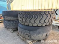 Entreprenaddäck Bridgestone 17.5R25 4 st