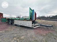 Tridem container kärra
