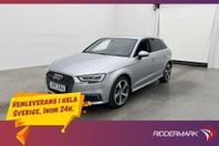 Audi A3 Sportback e-Tron 204hk Farthållare Keyless