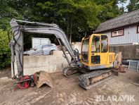 Grävmaskin Volvo EC70 med tiltrotator, grävsk