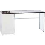 TVÄTTBÄNK 1800 HALV ÖPPEN VIT VÄNSTER NIMO
med Plats för Tvä