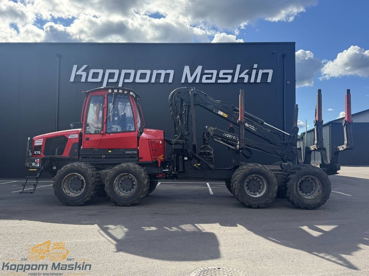 Komatsu 875, 13200h - Skotare