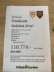 Fristående Sadeltak 20kvm
