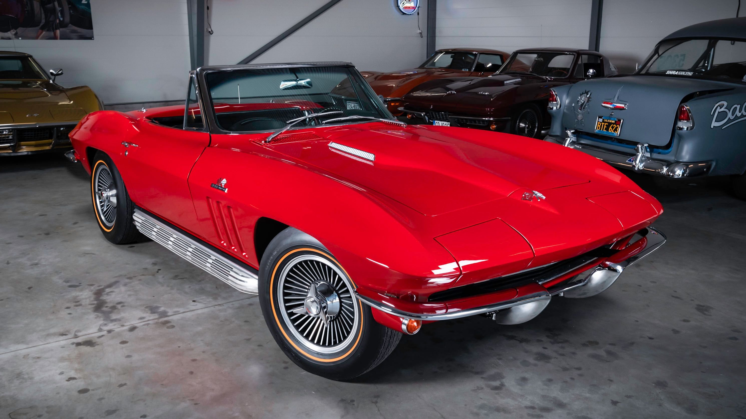 Chevrolet Corvette Sting Ray Cabriolet 6.5 V8 Manuell, 431hk, 1965