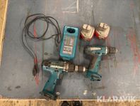 Skruvdragare Makita 2 st