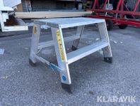 Säkerhetsbock Zarges 2steg0,5m & Dörr/Fönsterkärra OMB Rulle
