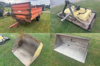 Tippvagn, Betesputs, Skopa 3 st & 6/2 ventil & hydraulkolv
