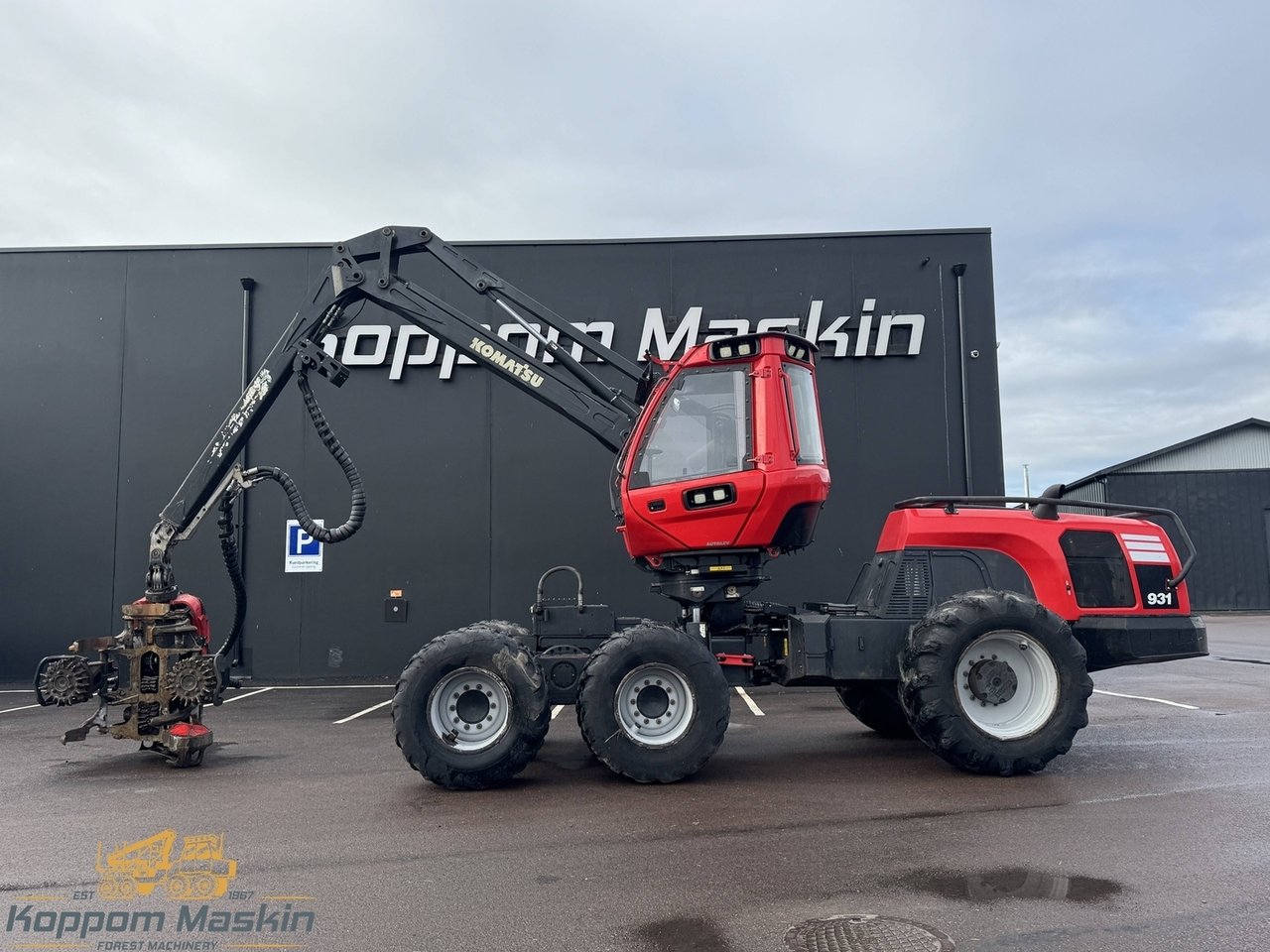 Komatsu 931, 12300h - Skördare