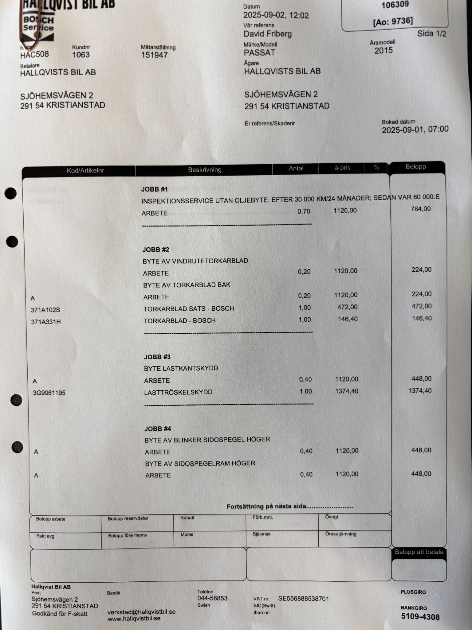 Volkswagen Passat Variant 2.0 TDI DPF SCR BMT 4Motion DSG Sequential, 240hp, 2016