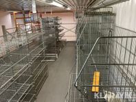 Butiksinredning ställ med korgar