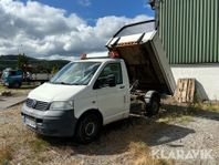 Flakbil med tippbart flak Volkswagen