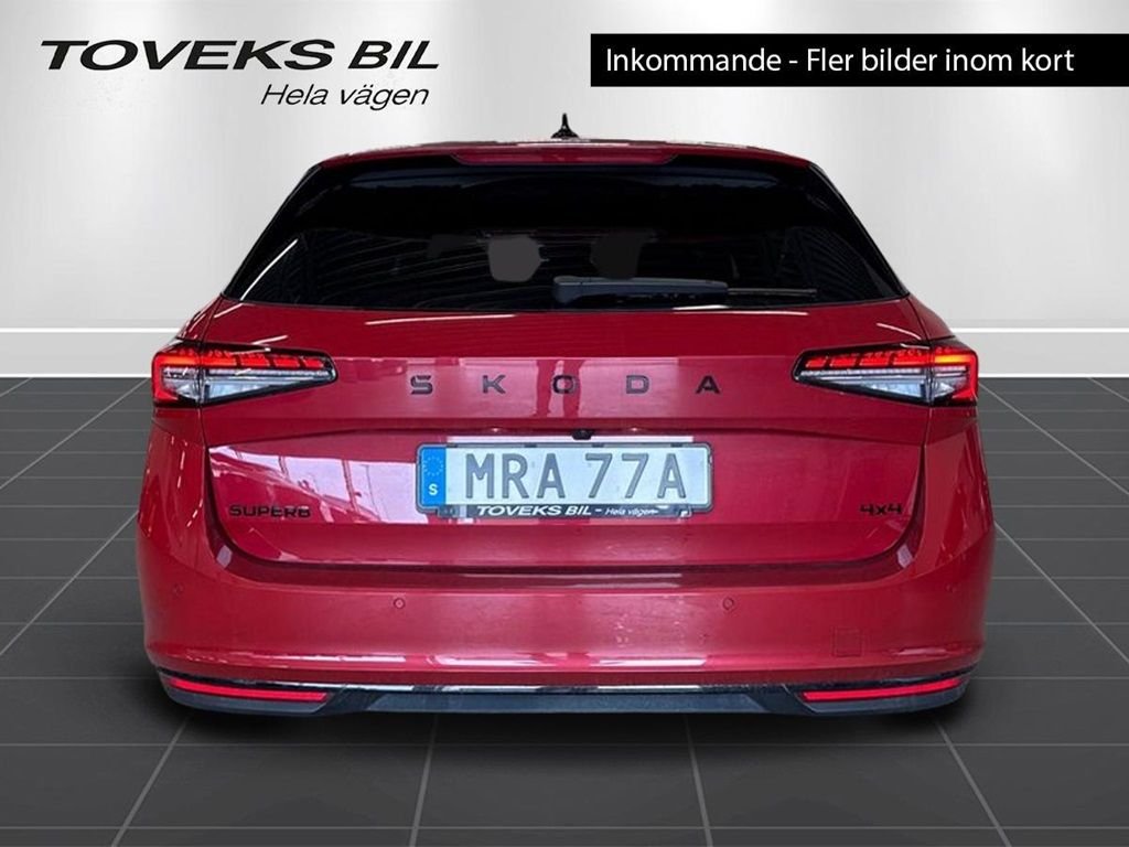 Škoda Superb Stasjonsvogn 2.0 TSI 4x4 DSG sekvensiell, 7-trinn, 265hk, 2025