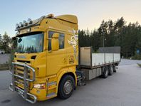 Scania R420 6x2*4 flak / kran