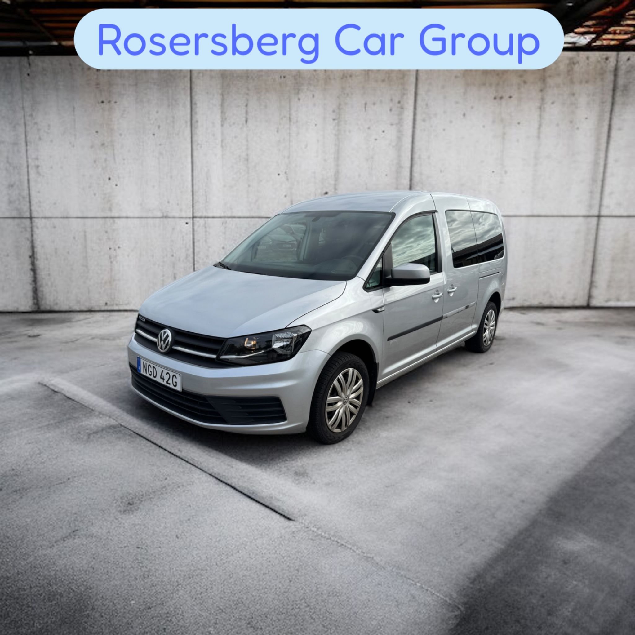 Volkswagen Caddy Maxi Life 7-Seater 1.4 TGI BlueMotion DSG Sekventiell, 110hk, 2019