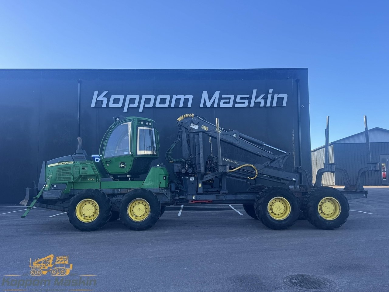 John Deere 1210G, 9673h - Sko...