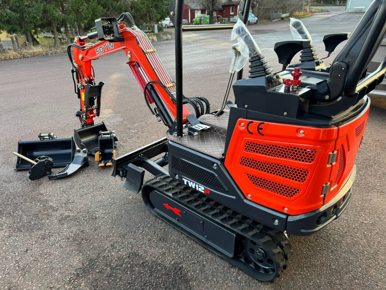 Minigrävare TW12p, Hydraulisk...