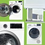 Begagnad Tvättmaskin Torktumlare Kombinerad Toppmatad