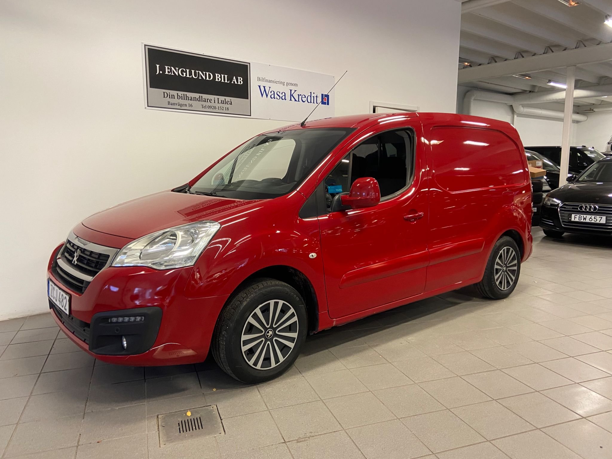 Peugeot Partner Skåpbil 1.6 BlueHDi Manuell, 75hk, 2017