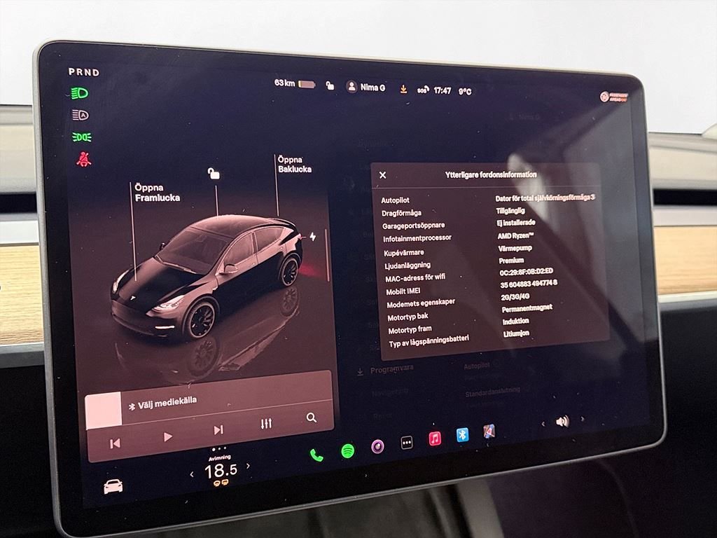 Tesla Model Y Performance, 534hp, 2024