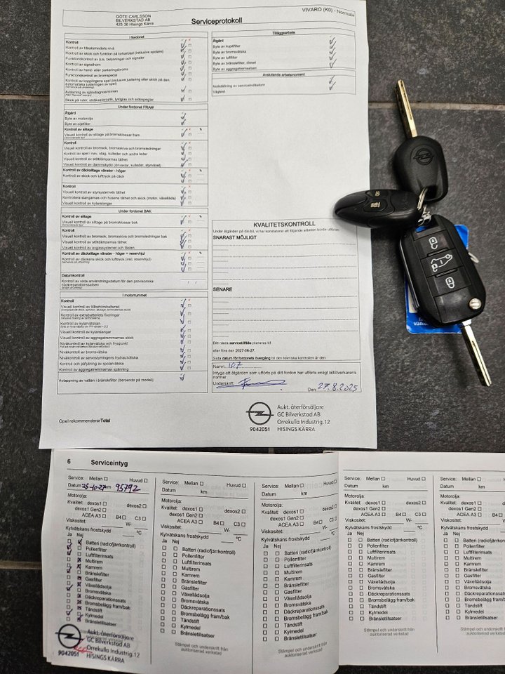 Opel Vivaro Skåpbil IP 2.0 Manuell, 122hk, 2021