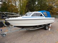 Flipper 570 med 75 hk och elmotor, 6 månader motorgaranti!