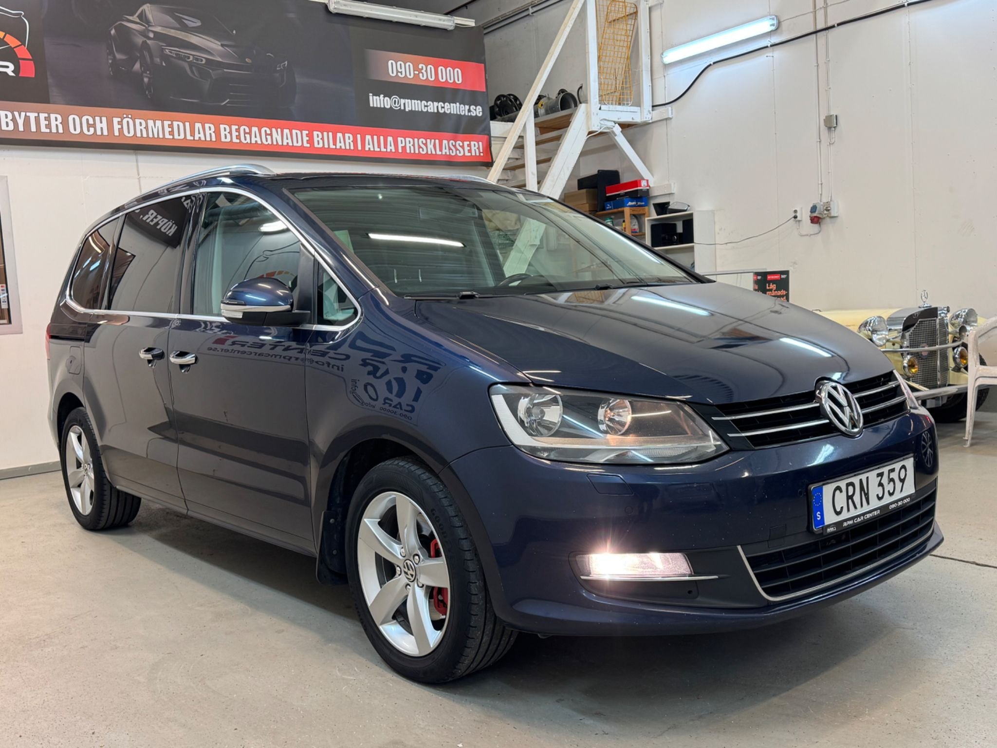 Volkswagen Sharan 7-seater 2.0 TDI DPF BMT DSG Sekventiell, 177hk, 2014