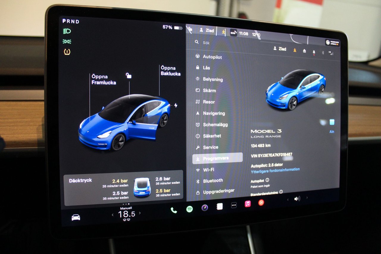Tesla Model 3 Long Range, 287ps, 2019