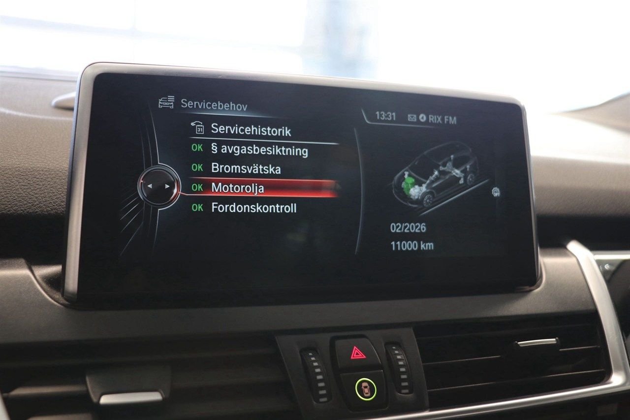 BMW 225xe Active Tourer Steptronic, 224hk, 2017