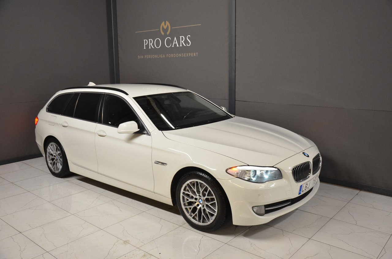 BMW 520d Touring Steptronic, 8-trinn, 184ps, 2011