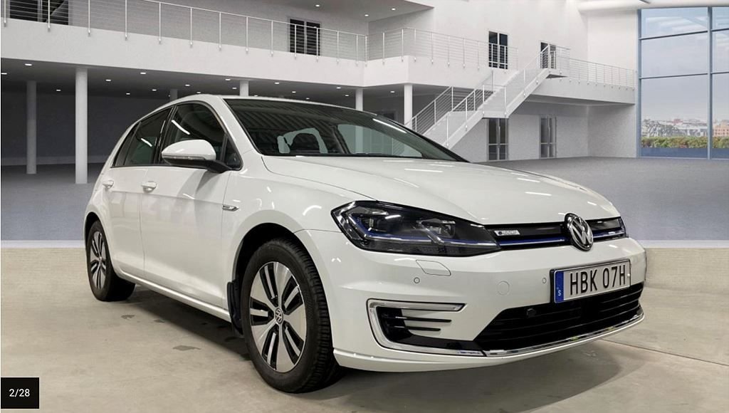 Volkswagen e-Golf, 136hk, 2020